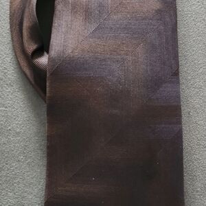 Fendi Elegant Dark Brown Tie